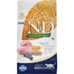Корм сухой для кошек FARMINA PET FOODS Ягненок, спельта, овес, черника, 1,5кг