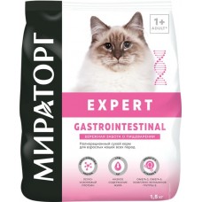 Корм сухой для взрослых кошек МИРАТОРГ Winner Expert Бережная забота о пищеварении, 1,5кг в магазинах Лента