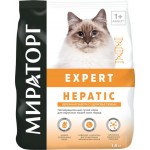 Корм сухой для взрослых кошек МИРАТОРГ Winner Expert Бережная забота о здоровье печени, 1,5кг