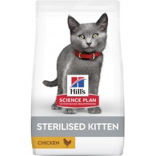Корм сухой для котят HILL'S Science Plan с курицей, для стерилизованных, 1,5кг в магазинах Лента