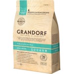 Корм сухой для кошек GRANDORF 4 мяса, для домашних, 400г