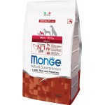 Корм сухой для взрослых собак MONGE Dog Speciality Mini Ягненок с рисом и картофелем, для мелких пород, 2,5кг