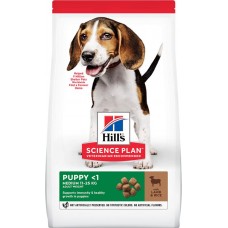 Корм сухой для щенков HILL'S Science Plan Puppy Medium с ягненком и рисом, для средних пород, 12кг в магазинах Лента