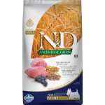 Корм сухой для собак FARMINA PET FOODS Ягненок, спельта, овес, черника, 2,5кг