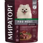 Корм сухой для взрослых собак МИРАТОРГ с ягненком и картофелем, старше 1 года, для мелких пород, 700г