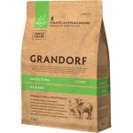 Корм сухой для собак GRANDORF Ягненок с индейкой, для мини пород, 3кг