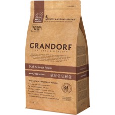 Корм сухой для собак GRANDORF Утка с индейкой, 1кг в магазинах Лента