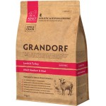 Корм сухой для собак GRANDORF Ягненок с индейкой, для средних и крупных пород, 3кг