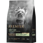 Корм сухой для собак PREMIER Dog Adult Свежее мясо ягненка с индейкой, 3кг