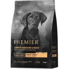Корм сухой для собак PREMIER Dog Свежее мясо индейки, для средних и крупных пород, 3кг в магазинах Лента