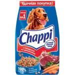 Корм сухой для взрослых собак CHAPPI Сытный мясной обед с говядиной, полнорационный, 2,5кг