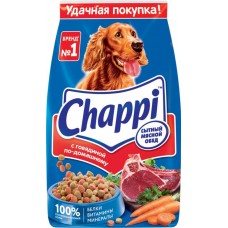 Корм сухой для взрослых собак CHAPPI Сытный мясной обед с говядиной, полнорационный, 2,5кг в магазинах Лента