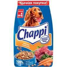 Корм сухой для взрослых собак CHAPPI Сытный мясной обед Мясное изобилие, для всех пород, полнорационный, 2,5кг в магазинах Лента