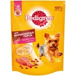 Корм сухой для взрослых собак PEDIGREE с говядиной, для миниатюрных пород, полнорационный, 1,2кг