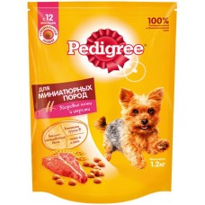 Корм сухой для взрослых собак PEDIGREE с говядиной, для миниатюрных пород, полнорационный, 1,2кг в магазинах Лента