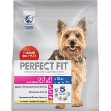 Корм сухой для взрослых собак PERFECT FIT с курицей, для мелких и мини пород, 1,2кг в магазинах Лента