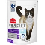 Корм сухой для взрослых кошек PERFECT FIT Здоровье почек с лососем, 650г