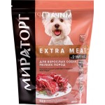 Корм сухой для взрослых собак МИРАТОРГ Black Angus с говядиной, для малых пород старше 1 года, 600г