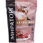 Корм сухой для взрослых кошек МИРАТОРГ Black Angus с говядиной, старше 1 года, 400г