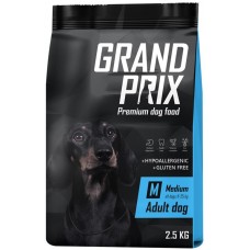 Корм сухой для взрослых собак GRAND PRIX Adult dog Medium для средних пород, 2,5кг в магазинах Лента