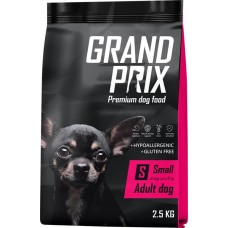 Корм сухой для взрослых собак GRAND PRIX Adult dog Small для мелких и мини пород, 800г в магазинах Лента