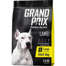 Корм сухой для взрослых собак GRAND PRIX Adult dog Large Ягненок, для крупных пород, 2,5кг в магазинах Лента