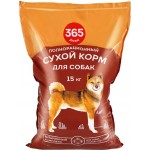 Корм сухой для собак 365 ДНЕЙ с витаминным комплексом, 15кг
