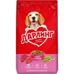 Корм сухой для взрослых собак ДАРЛИНГ с мясом и добавлением овощей, 2кг