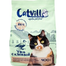 Корм сухой для кошек VILL Утка с клюквой, для стерилизованных, 400г в магазинах Лента