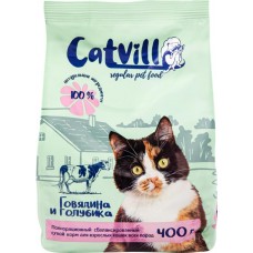 Корм сухой для кошек VILL Говядина с голубикой, 400г в магазинах Лента