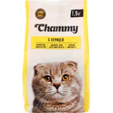 Корм сухой для кошек CHAMMY с курицей, 1,9кг в магазинах Лента