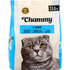 Корм сухой для кошек CHAMMY с рыбой, 350г в магазинах Лента