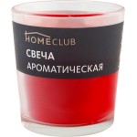 Свеча ароматическая HOMECLUB Клубника, в стакане