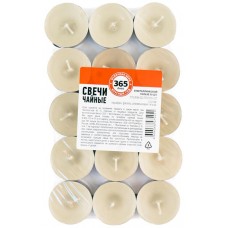 Свечи чайные 365 ДНЕЙ белый, 30шт в магазинах Лента