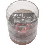 Свеча ароматическая HOMECLUB с ароматом шоколада, в стакане
