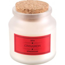 Свеча ароматическая HOMECLUB Cinnamon в стеклянной банке, парафин, Арт. TLXT в магазинах Лента