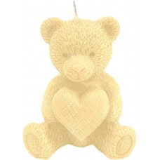 Свеча HOMECLUB Мишка с сердцем 5,5х7см, Арт. 501332 в магазинах Лента