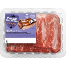 Ребра свиные СЛОВО МЯСНИКА категория В, 500г в магазинах Лента