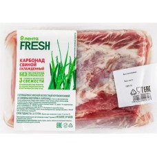 Карбонад свиной ЛЕНТА FRESH бескостный, весовой в магазинах Лента