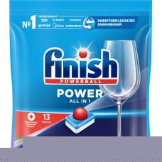 Средство для посудомоечных машин FINISH Power, 13шт в магазинах Лента