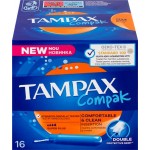 Тампоны TAMPAX Compak Super Plus, с аппликатором, 16шт