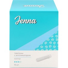 Тампоны JENNA Normal с аппликатором, 16шт в магазинах Лента