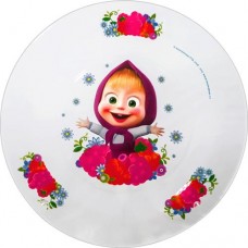 Тарелка МАША И МЕДВЕДЬ 19,5см, стекло Арт. ММТ195 в магазинах Лента