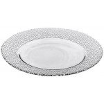 Тарелка обеденная PASABAHCE Mosaic Grey 24см стекло Арт. 10300/G SL/St