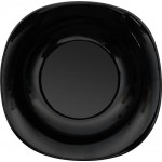 Тарелка суповая HOMECLUB Quadro Classic Black 23см, стекло Арт. HLFTP90
