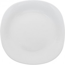 Тарелка обеденная HOMECLUB Quadro Classic White 25см, стекло Арт. LFP110 в магазинах Лента
