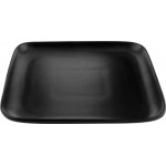 Тарелка сервировочная HOMECLUB Quadro Black 23х23см, керамика, Арт. JH7913