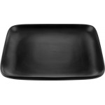 Тарелка сервировочная HOMECLUB Quadro Black 19х19см, керамика, Арт. JH7912