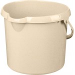 Ведро IDILAND Malta, 12л, круглое, бежевый флэк Арт. 221209727/04