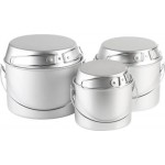 Набор походных котелков ECOS Camp-S1 1л, 2л и 3л, Арт. 991008, 3шт